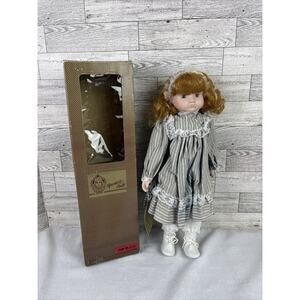 Premier Dolls- Annabelle 15” Doll With Tags No. D216 Red Hair Pouty Face